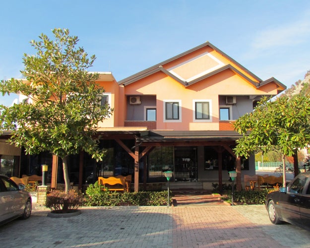 photo of view of restaurant on a sunny day between Lezhë and Shëngjin, Albania.