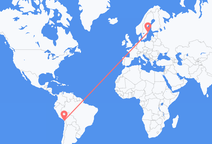 Vols d’Arica pour Stockholm