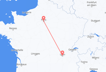 Flights from Paris to Lyon