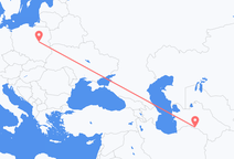 Vols d’Achgabat à Varsovie