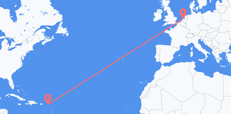 Sint Maarten nach die Niederlande