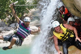 Canyoning + Zipline Safari Combo Adventure