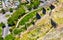 Photo of aerial view of Gori Fortress in the Shida Kartli region of Georgia.