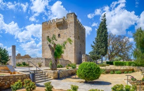 Photo of the seafront and the city of Limassol on a Sunny day, Cyprus.