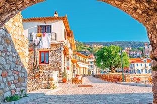 photo of the historic port of Nafpaktos is a town and a former municipality in Nafpaktia, Aetolia-Acarnania, West Greece.