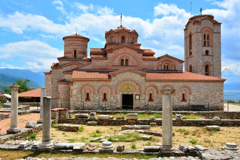 Photo of St. Clement’s Church in Ohrid, North Macedonia.