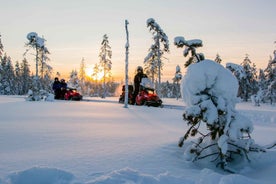 Rovaniemi: Snjósleðaferð til Hreindýrabús