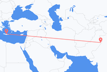 Vluchten van Lahore naar Iraklion