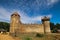 photo of Guédelon Castle stronghold built nowadays with techniques dating of the 14th century in Treigny-Perreuse-Sainte-Colombe, France.