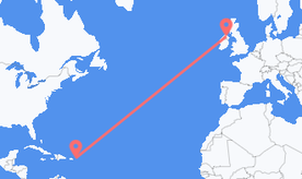 Flights from British Virgin Islands to Northern Ireland