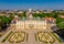 branicki palace in bialystok from above