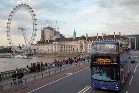 London by Night Sightseeing Open Top Bus Tour med ljudguide