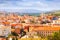 photo of summer view of Teruel with landmarks (Cathedral of Santa María de Mediavilla, Mausoleum of the Amantes) in Aragon, Spain.