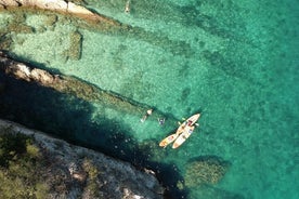 Aventura de caiaque e mergulho com snorkel em Lisboa