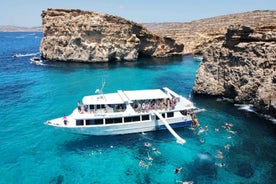 From Sliema: Comino, Crystal Lagoon, and Blue Lagoon Cruise