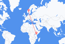 Flights from Mount Kilimanjaro to Oslo