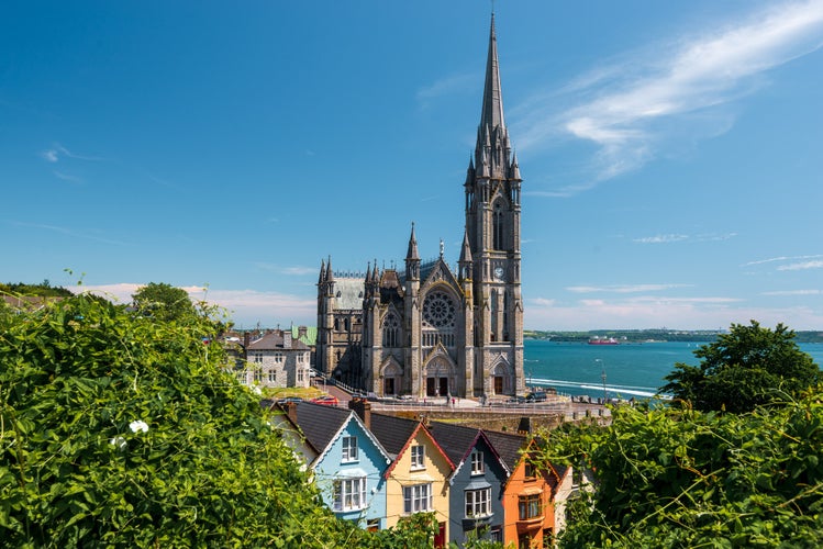 Photo of amazing view of an cathedral in Cobh, Ireland.