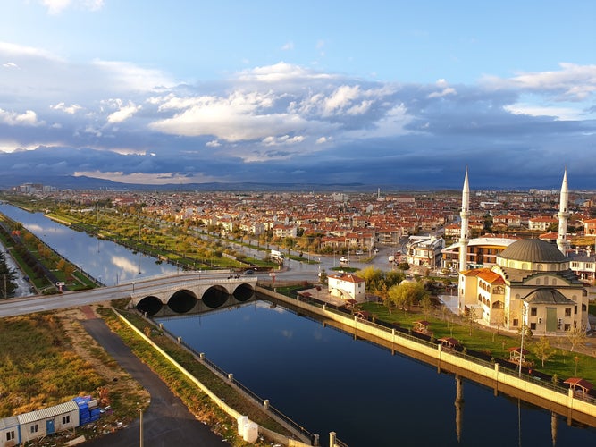 photo of famous river of the Afyonkarahisar, Türkey.