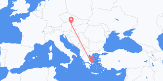 Flights from Austria to Greece