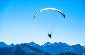 Photo of Lenggries popular tourist resort whether winter or summer in the Isarwinkel, Germany.