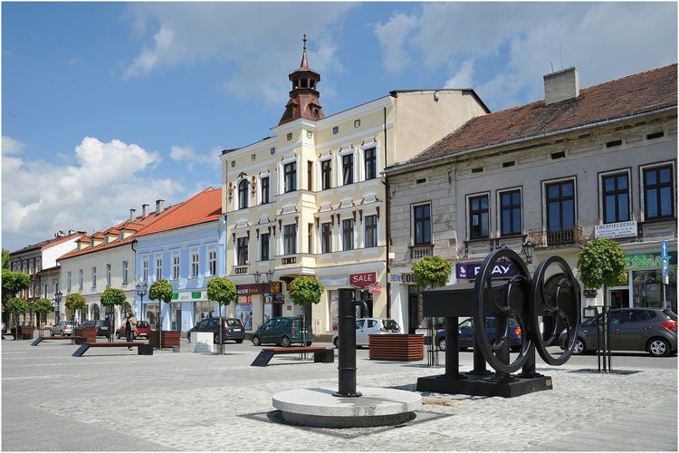 photo of view of Oświęcim, Poland.