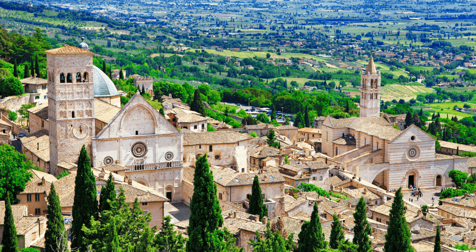 photo of the churches of Rieti, Italy.