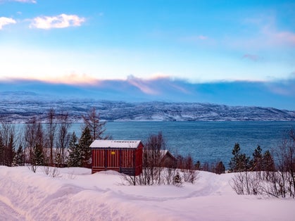 Alta Fjord, Alta, Norway.