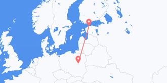 Poland to Estonia