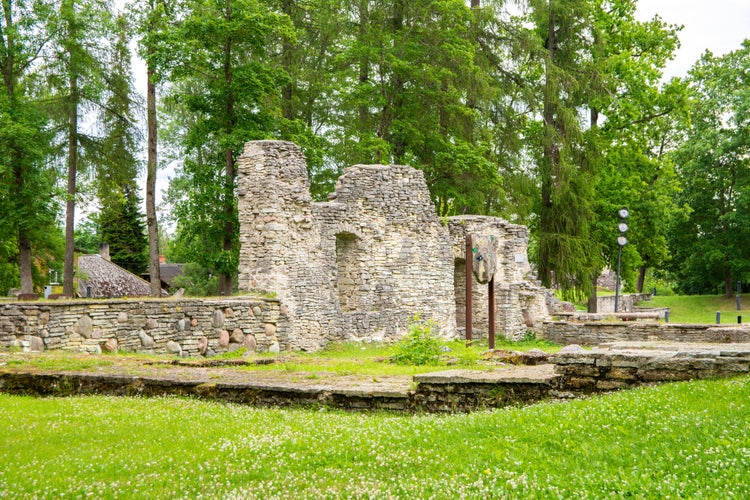 photo of view of View of The Ruins of The Paide Castle, Estonia.