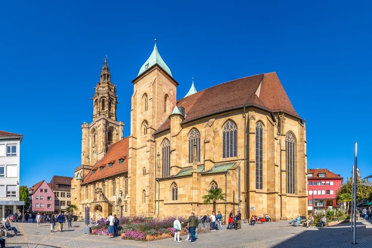 Photo of Church, Old City of Heilbronn, Germany .