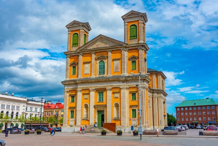 photo of Frederik church in Swedish town Karlskrona, Blekinge County, Sweden.