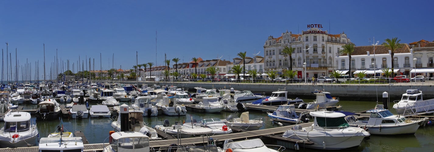 Photo of Marina in Vila Real de Santo Antonio. Border town in Portugal.