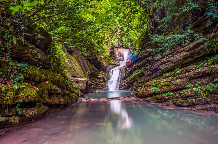 Photo of Waterfall. Tatlica waterfalls, Erfelek, Sinop, Turkey