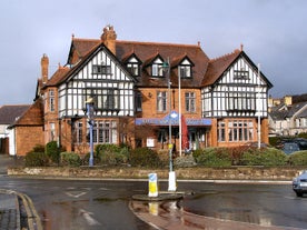 Photo of aerial view of Rhyl in Wales.