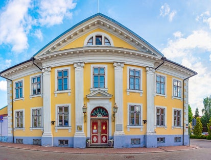 Town hall in Estonian town Pärnu.