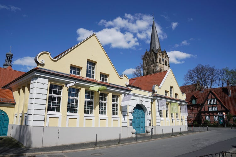 Historic Hanseatic city of Herford market hall