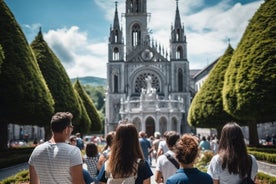 Lourdes, begeleide wandeling door het heiligdom