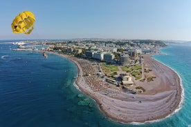 Privates Parasailing am Rhodos Elli Beach