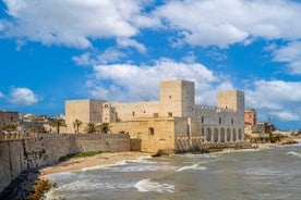 Photo of aerial panorama of Brindisi in the afternoon, Puglia, Barletta, Italy.