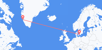 Voli dalla Groenlandia alla Danimarca