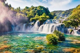 From Trogir, Seget, Okrug: Krka Waterfalls & Šibenik Culture Tour