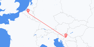 Belgien nach Kroatien