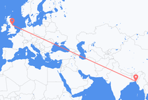 Flyrejser fra Chittagong, Bangladesh til Durham, England