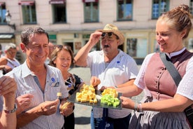 München: Viktualienmarkt Matarsmökkunarferð á þýsku