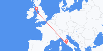 Flights from the Isle of Man to Italy