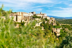 Gordes, Roussillon (+ sentiero ocra) e Fontaine de Vaucluse