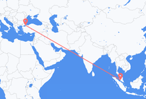 Vuelos de Kualalumpur a Estambul