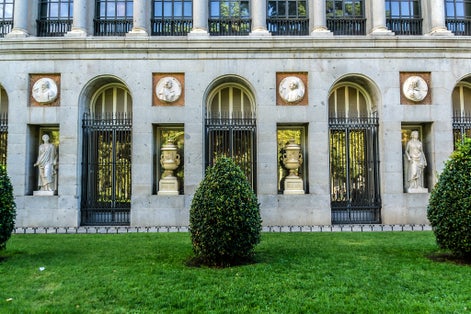 Photo of view of Prado Museum (Spanish national art museum).