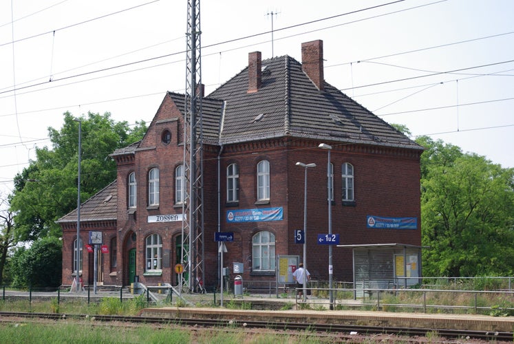 Photo of Zossen station,Germany.