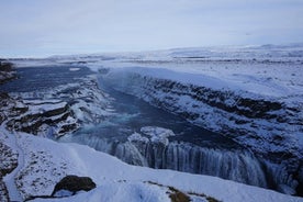 Full-Day Small Group Golden Circle Waterfall Tour with Volcano Crater Lake 